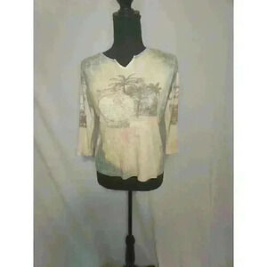 Juniors Mechant 3/4 Sleeve shirt Size M